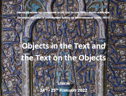 Call for Papers, Objects in the Text and the Text on the Objects, WG1 Workshop, Lisbon, February 24-25th, 2021.